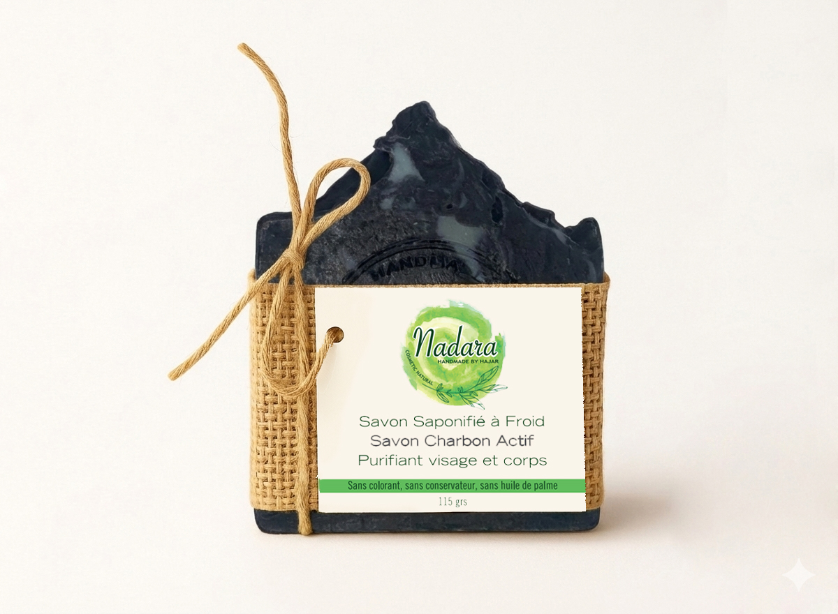 Savons à froid Saponifié à Froid - Savons à froid Charbon Actif